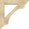 Ekena Millwork Legacy Traditional Rough Sawn Bracket w/ Offset Brace, Douglas Fir, 6"W x 28"D x 28"H BKT0604X28X28LEC01RDF - alternate 4